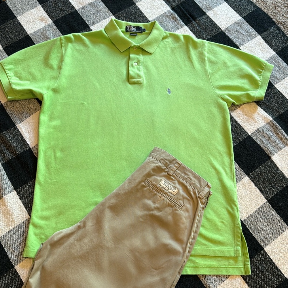 Men’s Large Green Polo